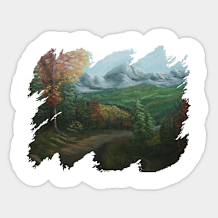 Autumn Valley Sticker